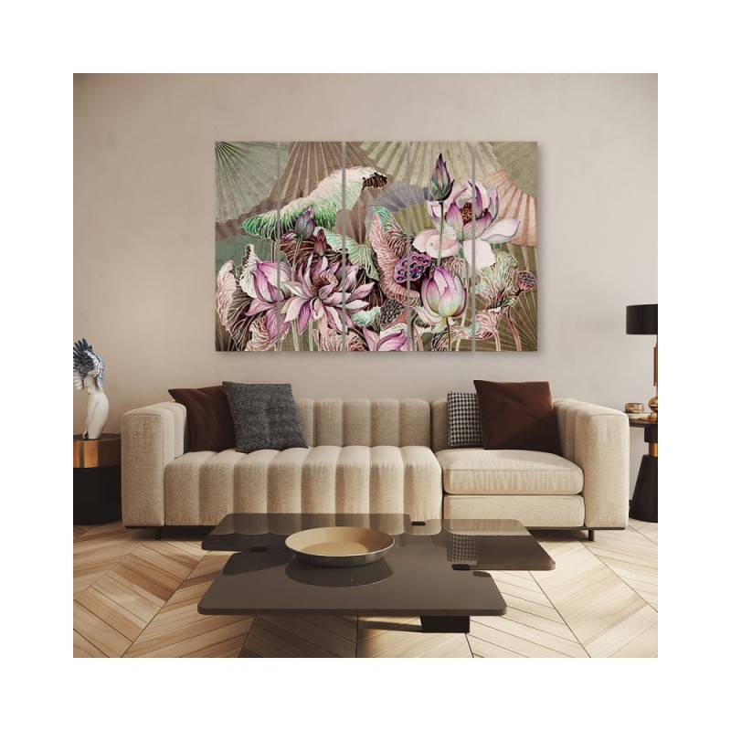 Bild auf Leinwand - Heilige Lotos und Fanter | Feeby