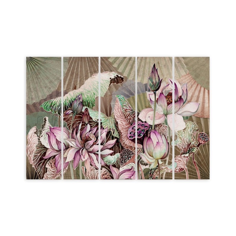 Bild auf Leinwand - Heilige Lotos und Fanter | Feeby