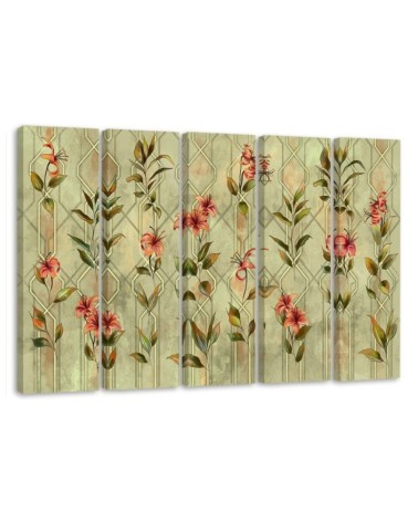 Leinwandbild modern - Lilia gelbe Blume | Feeby