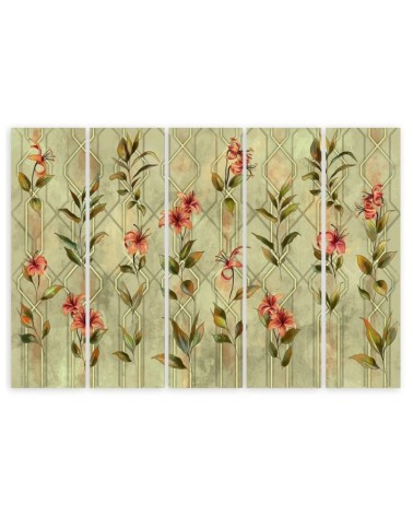 Leinwandbild modern - Lilia gelbe Blume | Feeby