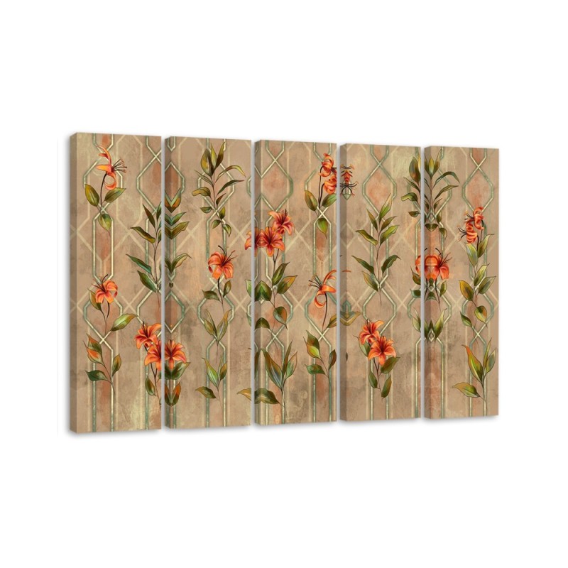 Bild auf Leinwand - Lilia gelbe Blume | Feeby