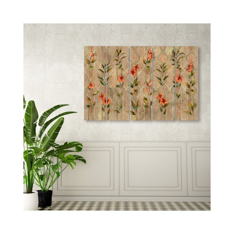 Bild auf Leinwand - Lilia gelbe Blume | Feeby