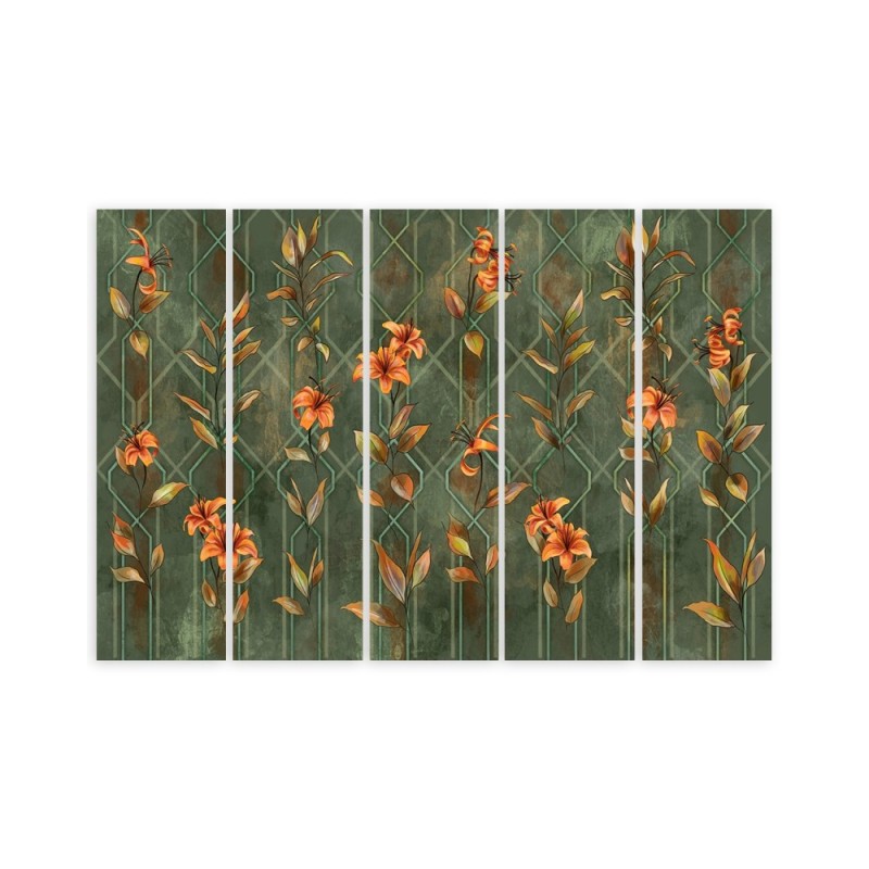 Bild auf Leinwand - Lilia gelbe Blume | Feeby