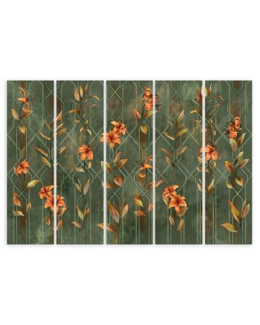 Bild auf Leinwand - Lilia gelbe Blume | Feeby