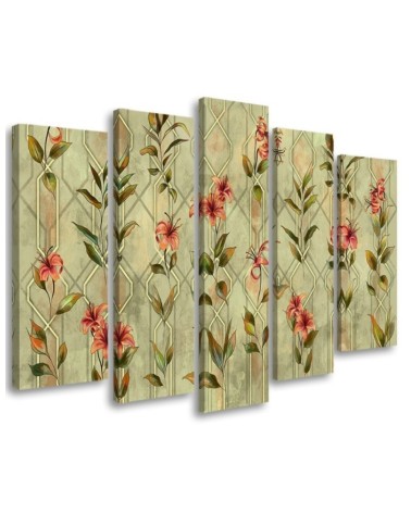 3-piece painting for bedroom - Yellow flower lily | FEEBY