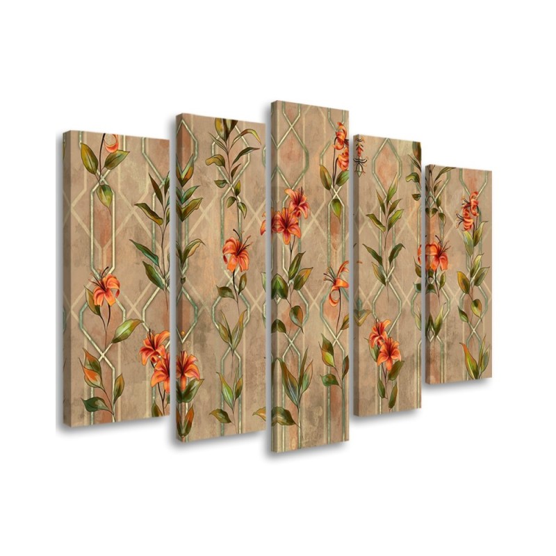 Wandbild für Wohnzimmer - Lilia gelbe Blume | Feeby