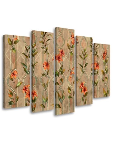 Wandbild für Wohnzimmer - Lilia gelbe Blume | Feeby