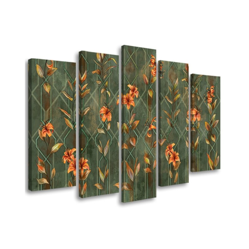 Leinwandbild - Lilia gelbe Blume | Feeby