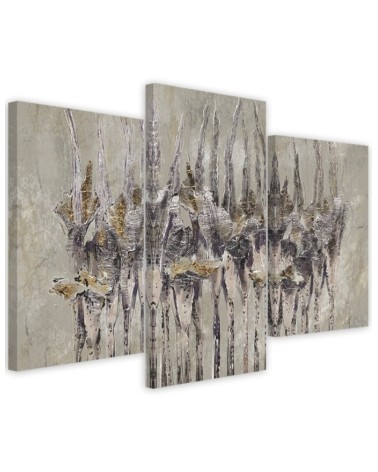 Plants flowers Wildflower - 3 part painting for living room | FEEBY