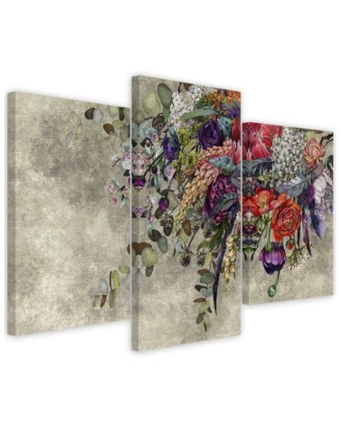 Picture on Canvas for the bedroom - Bouquet of flowers | FEEBY