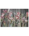Flowers Irises - 3 part canvas painting | FEEBY