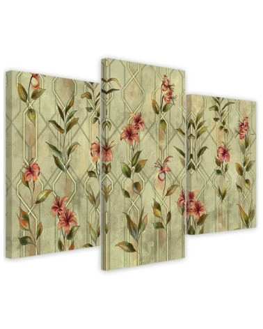 Printed Canvas print - Yellow flower lily | FEEBY
