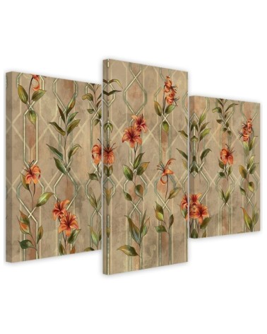 Printed canvas painting - Lily yellow flower | FEEBY