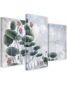 Room Wall art decoration - Red water lily | FEEBY