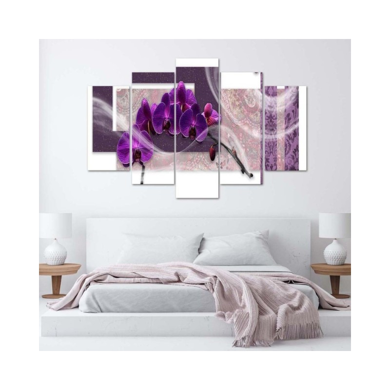 Leinwandbild - Veilchenorchidee | Feeby