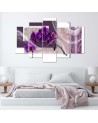 Purple orchid - Canvas print with flowers | FEEBY