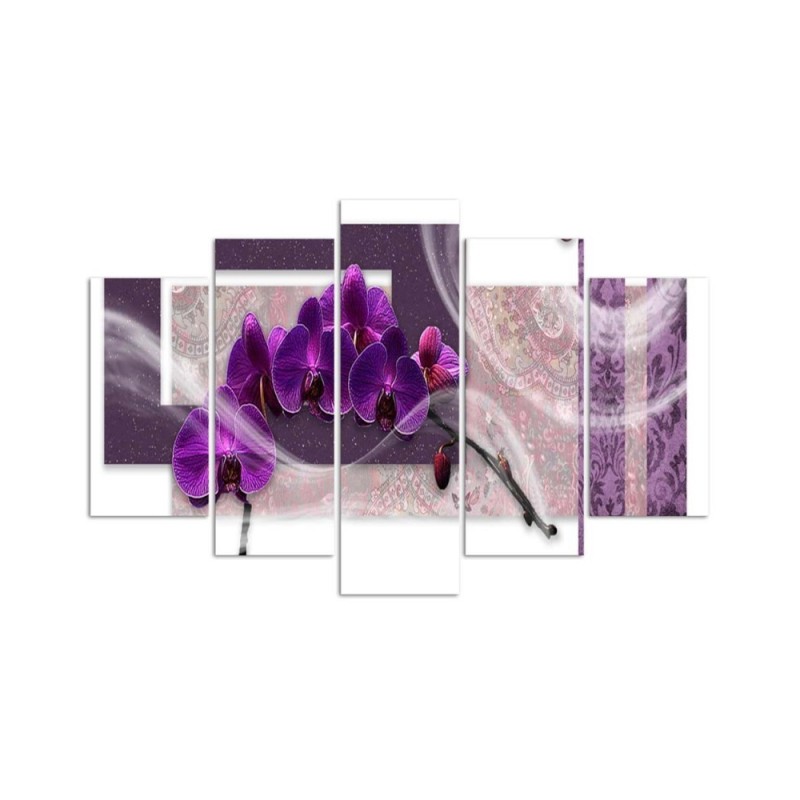 Leinwandbild - Veilchenorchidee | Feeby