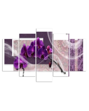 Leinwandbild - Veilchenorchidee | Feeby