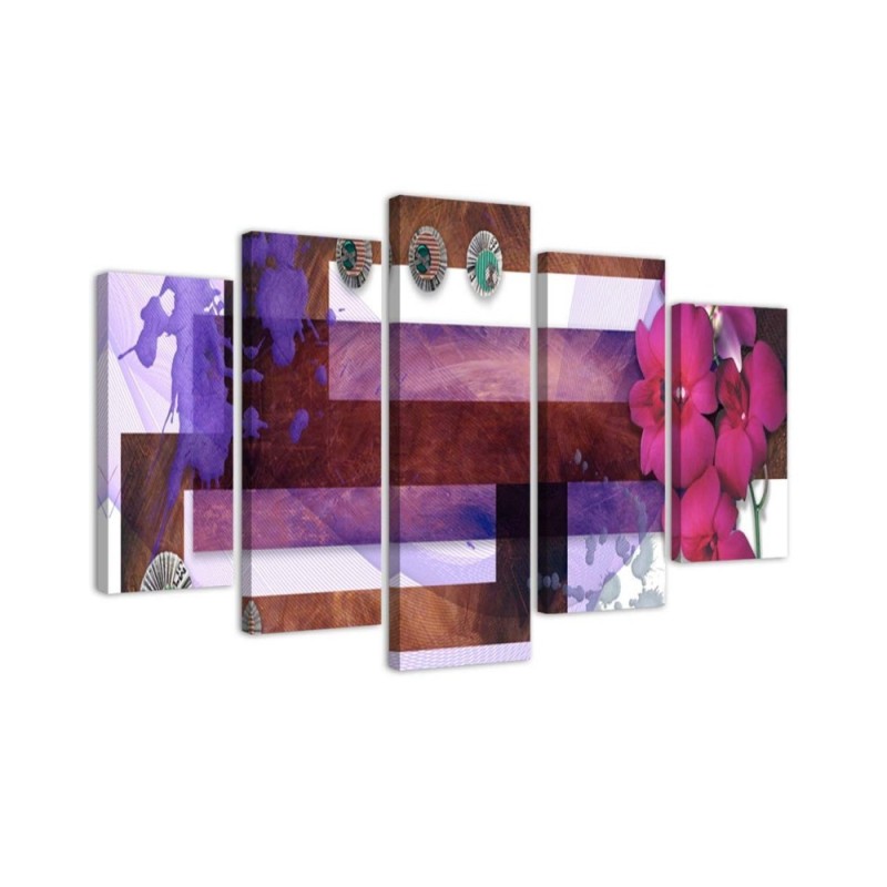 Leinwandbild modern - Orchidee Abstrakt | Feeby