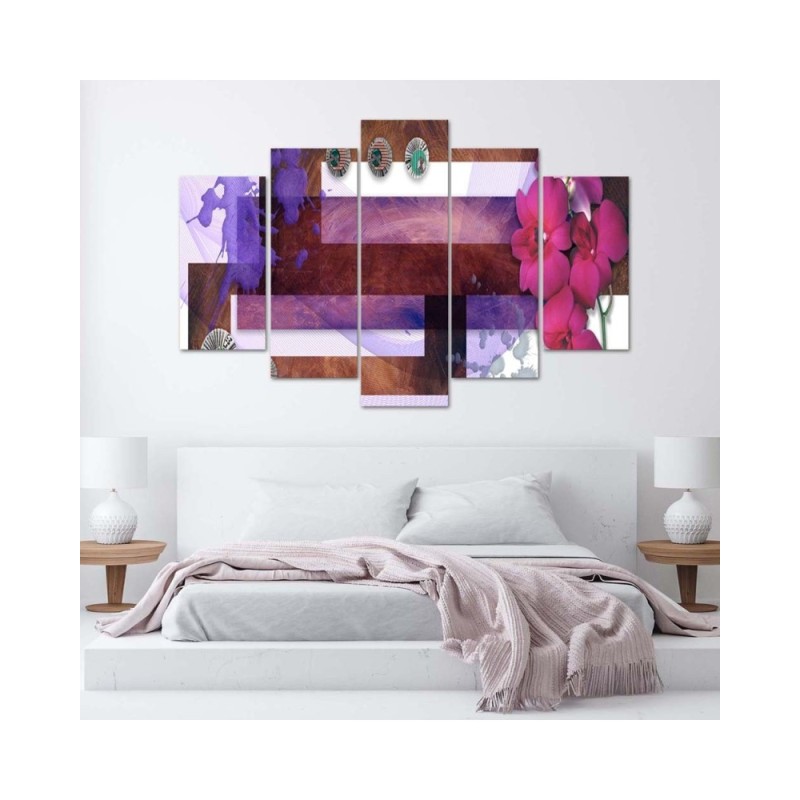Leinwandbild modern - Orchidee Abstrakt | Feeby