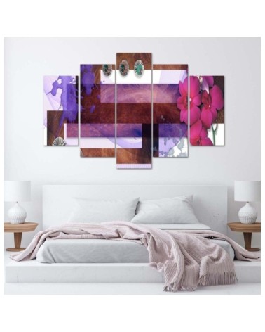 Leinwandbild modern - Orchidee Abstrakt | Feeby