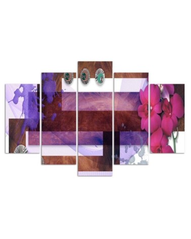Leinwandbild modern - Orchidee Abstrakt | Feeby