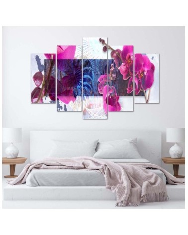 Leinwandbild - Orchidee Rose | Feeby
