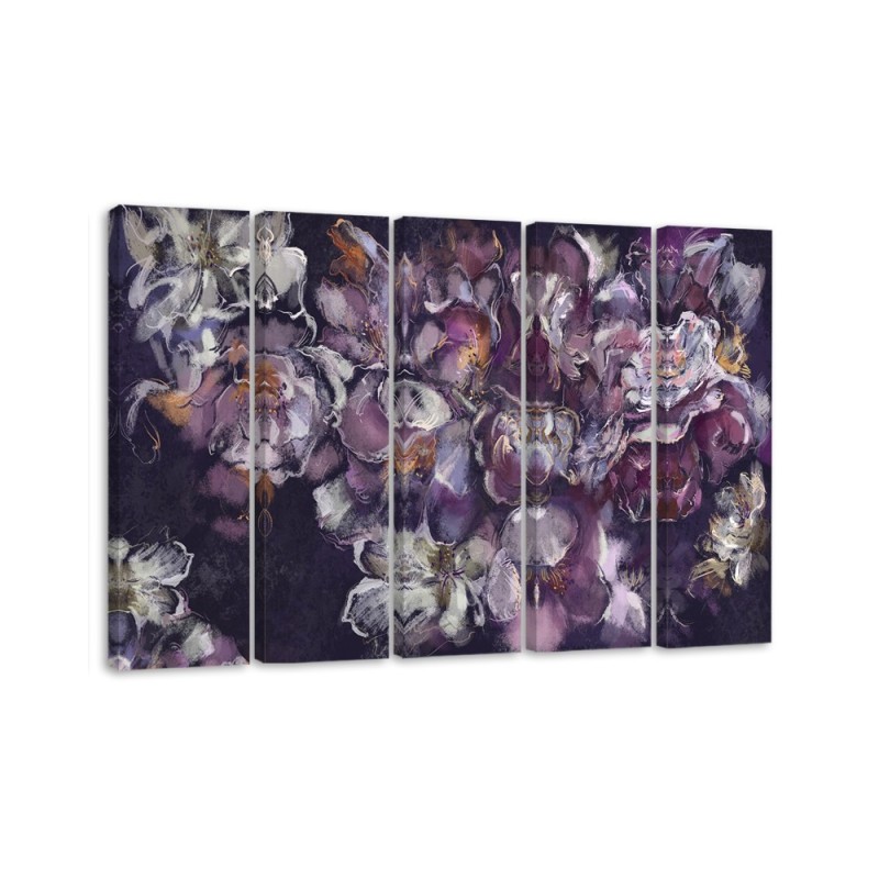 Wandbild für Wohnzimmer - Iris Blume | Feeby