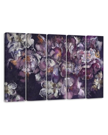 Wandbild für Wohnzimmer - Iris Blume | Feeby