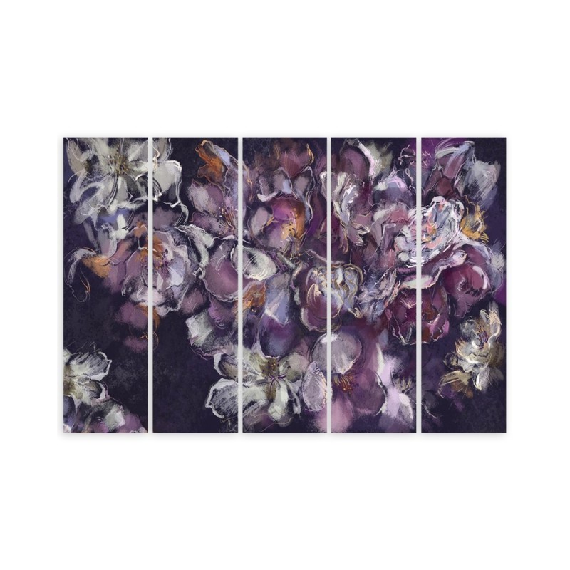 Wandbild für Wohnzimmer - Iris Blume | Feeby