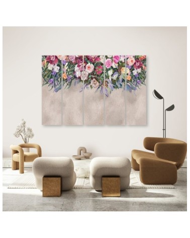 Leinwanddruck - Blumen überwachsen | Feeby