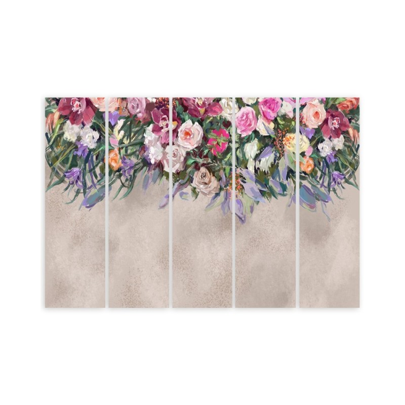 Leinwanddruck - Blumen überwachsen | Feeby