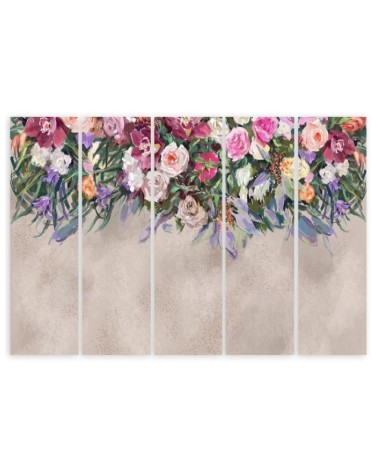 Leinwanddruck - Blumen überwachsen | Feeby