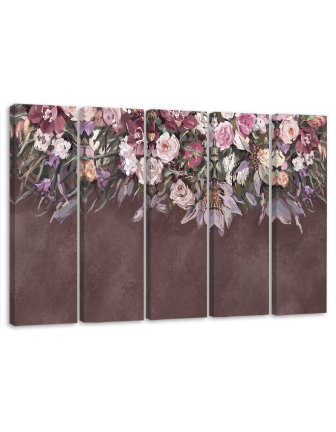 Bild auf Leinwand - Blumen überwachsen | Feeby