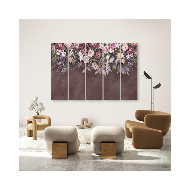 Bild auf Leinwand - Blumen überwachsen | Feeby