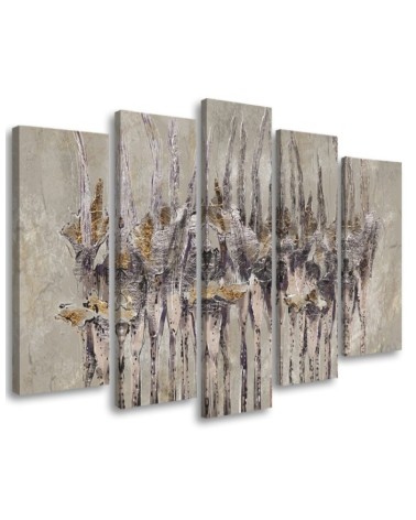Modern paintings on canvas - Plants flowers painted | FEEBY