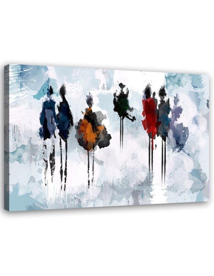 Bedroom painting on Canvas - Women abstract | FEEBY