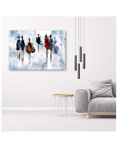 Leinwandbild - Abstrakt Frauen wie gemalt | Feeby