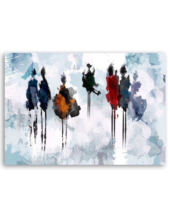 Bedroom painting on Canvas - Women abstract | FEEBY