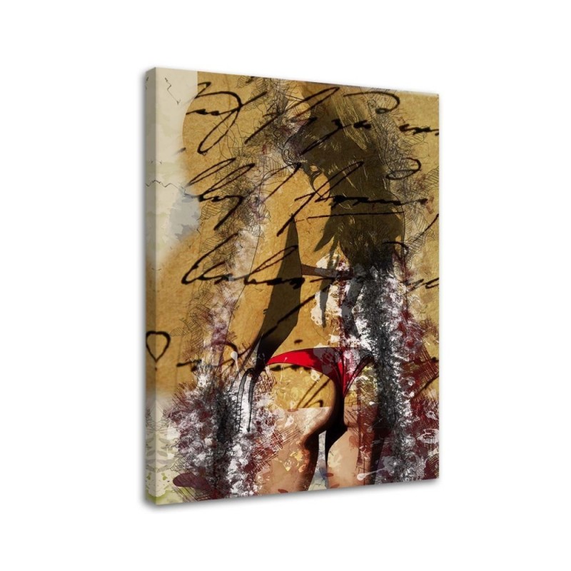 Modernes Wandbild - Frau im Bikini | Feeby