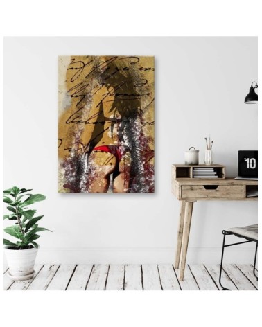 Modernes Wandbild - Frau im Bikini | Feeby