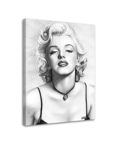 Marilyn Monroe portrait - Canvas prints of actors and actresses | FEEBY