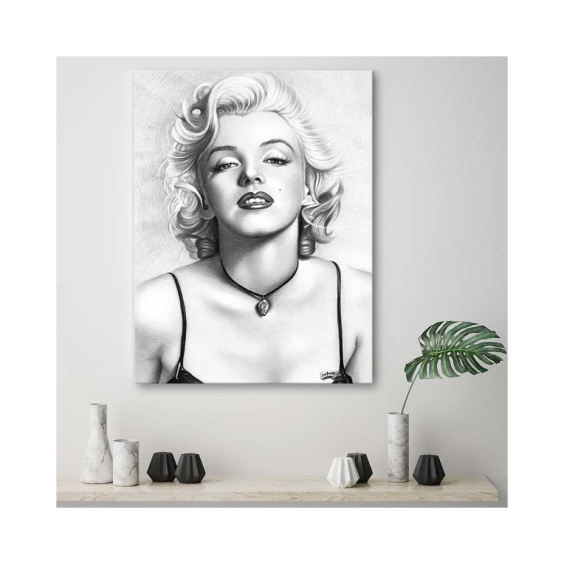 Leinwandbild - Porträt von Marilyn | Feeby