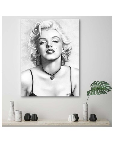 Leinwandbild - Porträt von Marilyn | Feeby