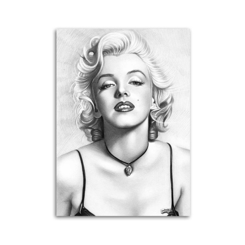 Leinwandbild - Porträt von Marilyn | Feeby