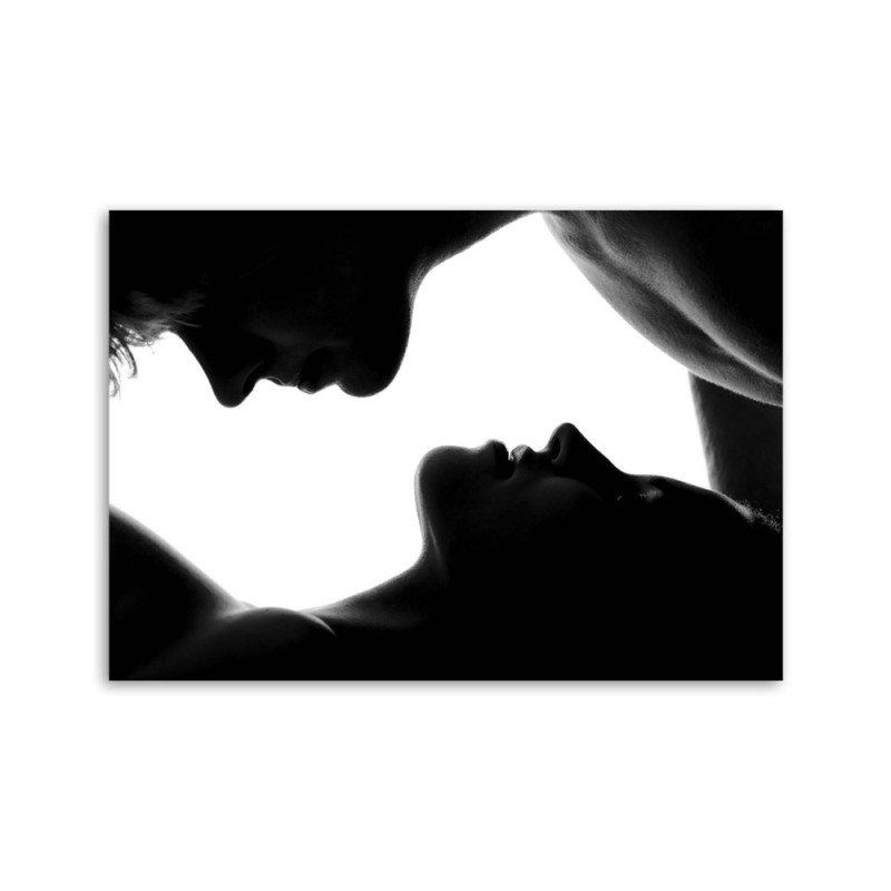 Bild auf Leinwand - Paar bei einem intimen Akt | Feeby