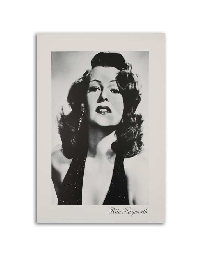 Rita Hayworth czarno biały portret - Czarno białe obrazy | FEEBY