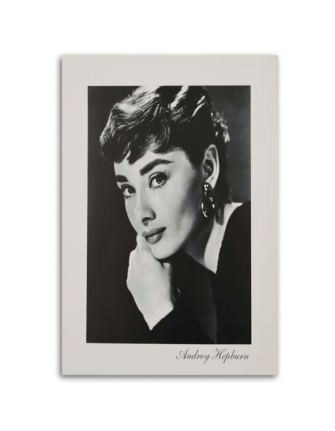 Audrey Hepburn portret sepia - Obrazy aktorzy i aktorki | FEEBY
