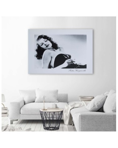 Wandbild für Wohnzimmer - Rita Hayworth - Porträt der Diva | Feeby