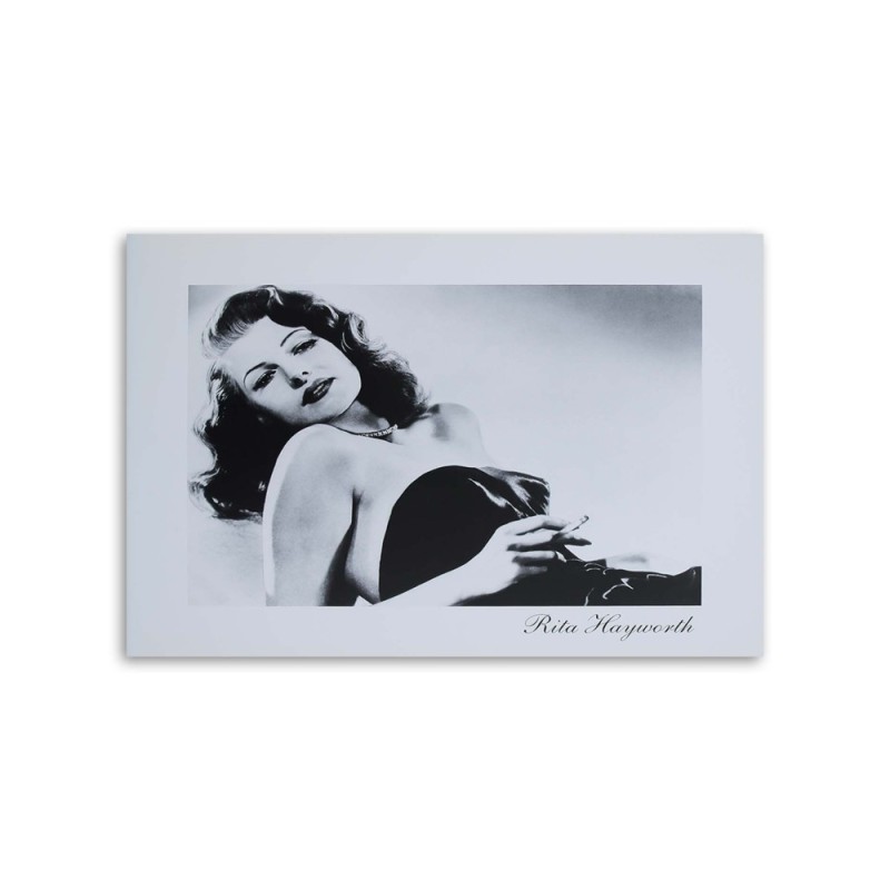 Wandbild für Wohnzimmer - Rita Hayworth - Porträt der Diva | Feeby